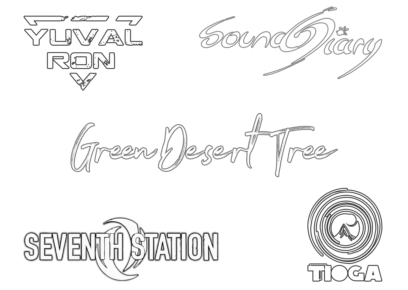 Berlin Prog Night 2026 band logos Berlin Prog Night 2026 band logos