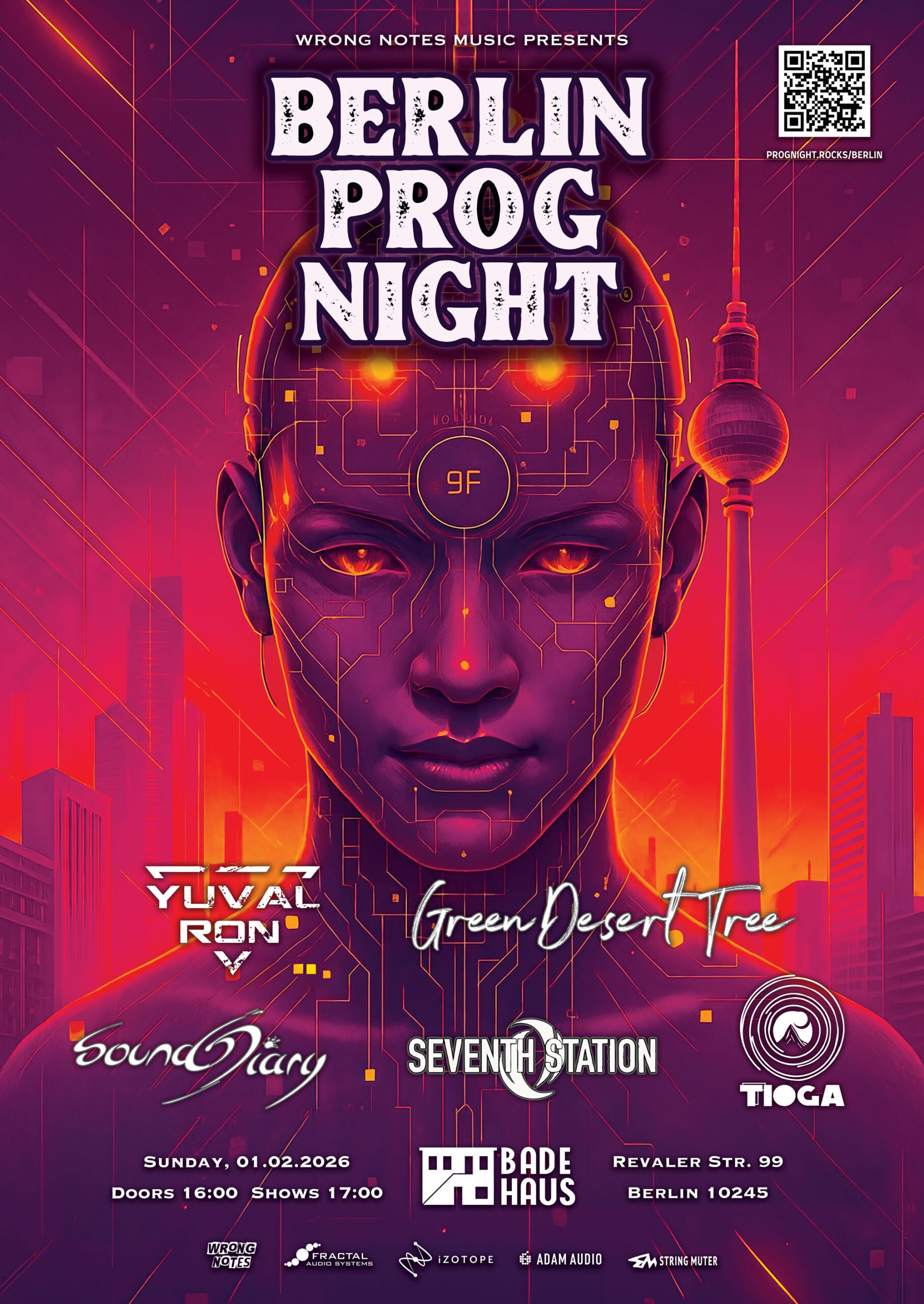 Berlin Prog Night 2026 Poster
